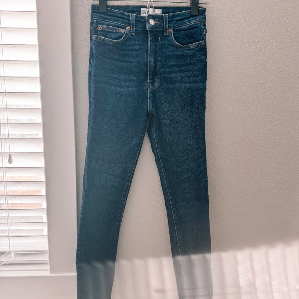 Zara Dark Blue Skinny Jeans